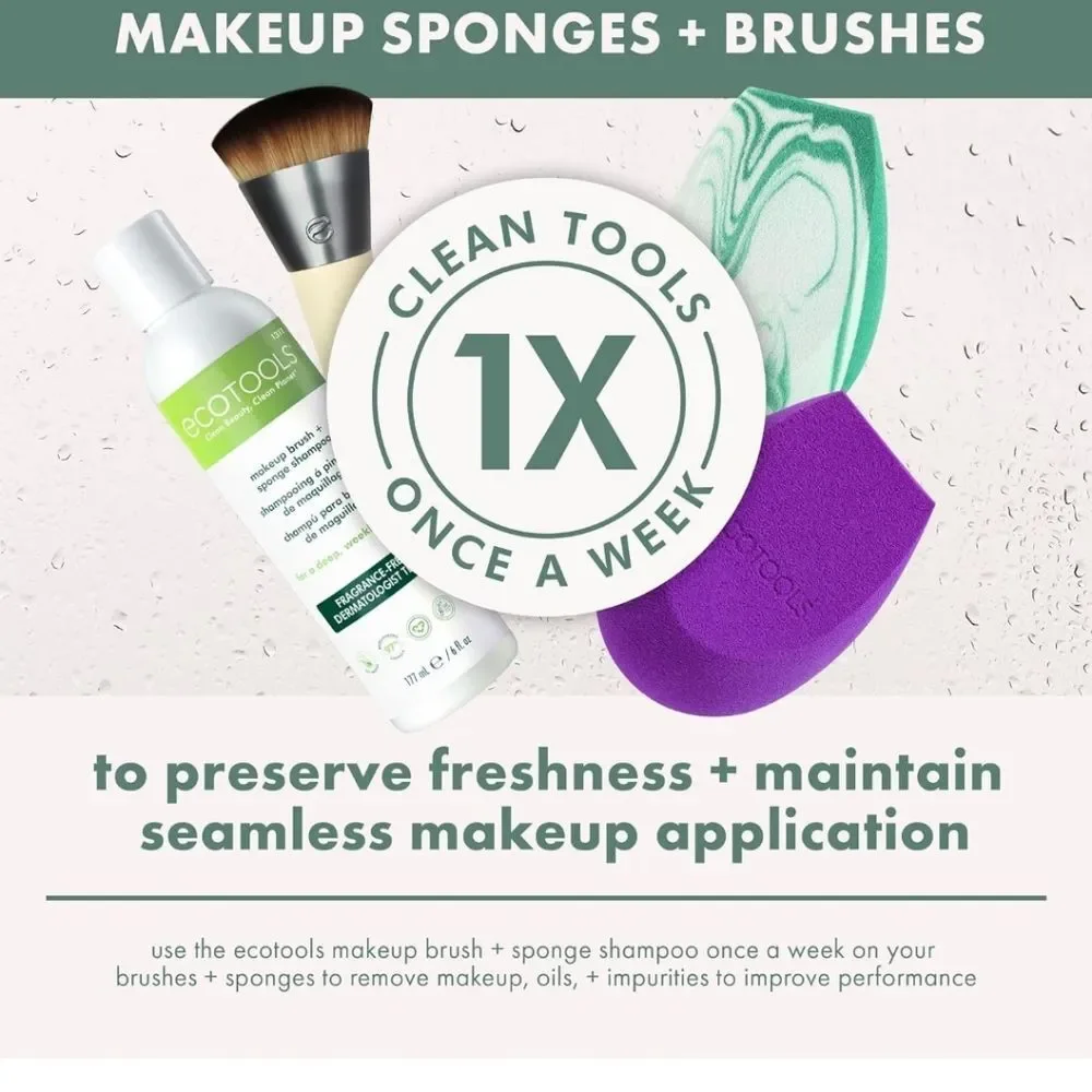 EcoTools Limited Edition Wrapped In Glow‎ Makeup Brush & Sponge Kit